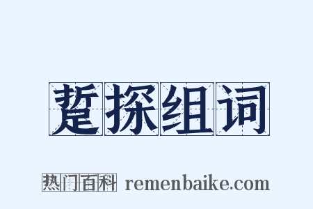 踅探组词是什么意思的图片